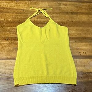 Yellow Halter Top